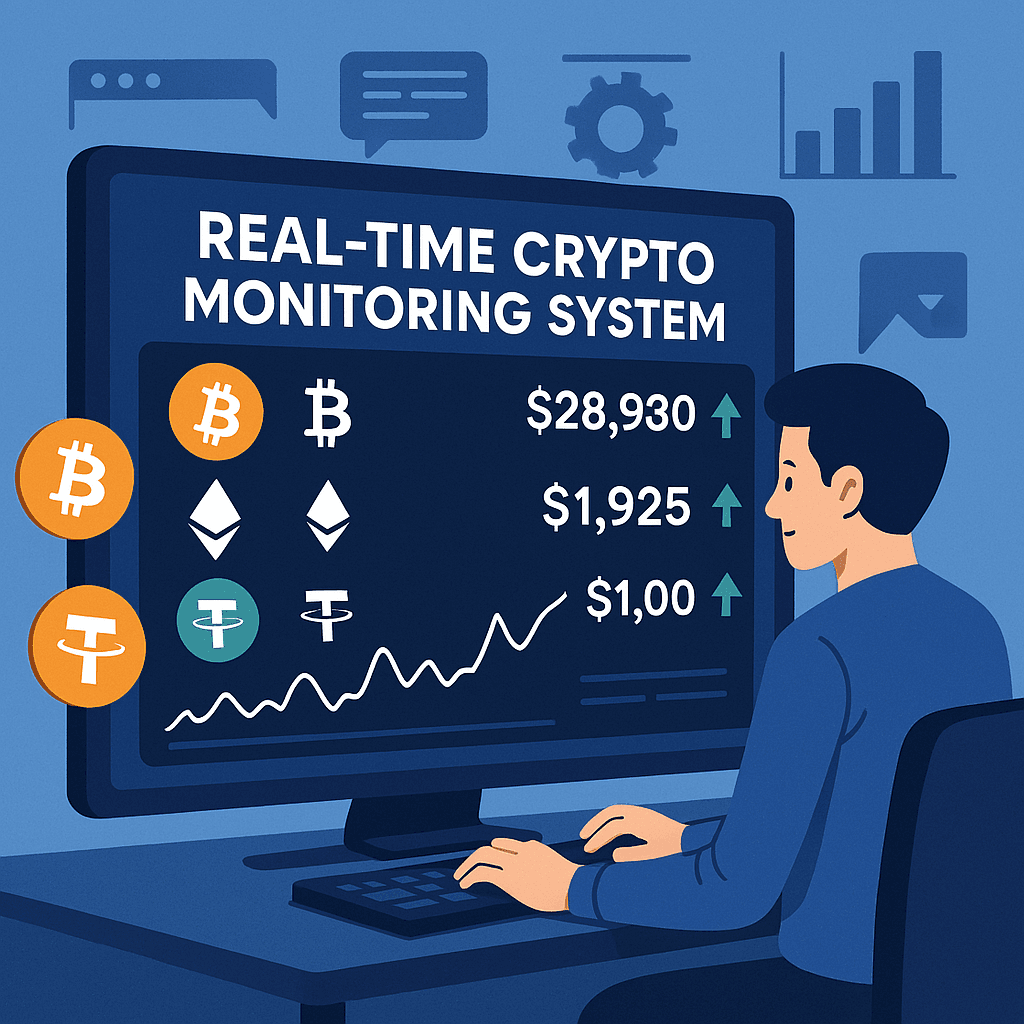 Cryptocurrency Monitoring System Architecture